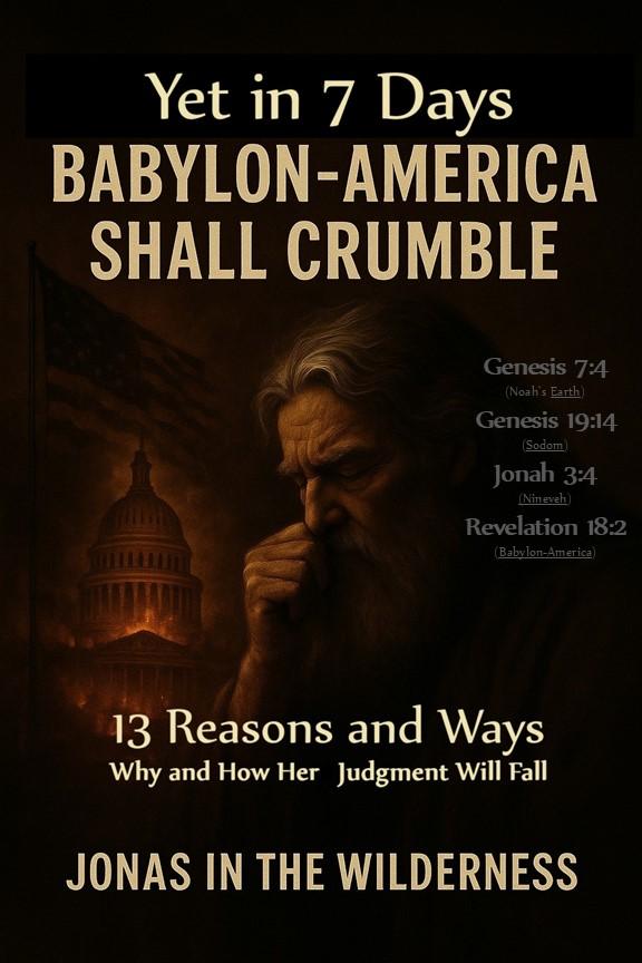 Yet in 7 Days, BABYLON-AMERICA SHALL CRUMBLE cover
