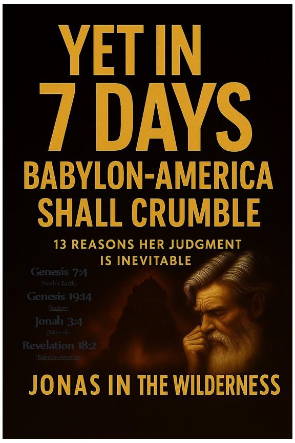 Yet in 7 Days, BABYLON-AMERICA SHALL CRUMBLE cover